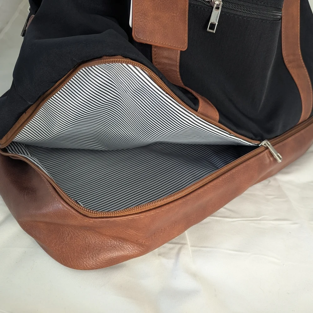 Stylish Black and Brown Men's Bag